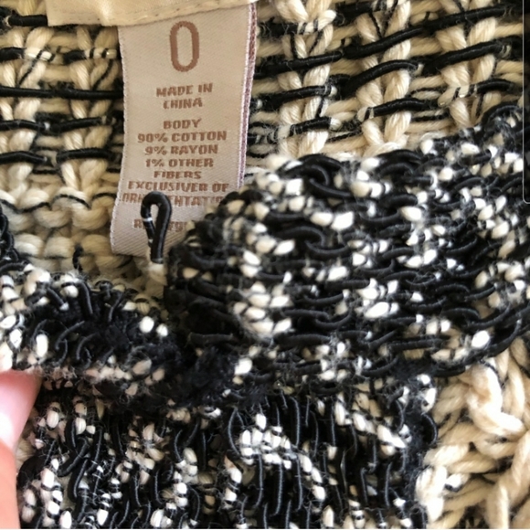 Chicos Neutral & Black Knit Cardigan - Picture 3 of 3